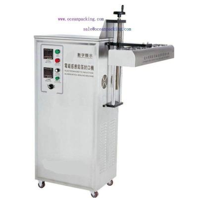 China Continuous Food Aluminum Foil Sealing Machine For Glass Bottles for sale