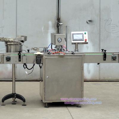 China Automatic Beverage Twist Off Vacuum Capping Machine for sale