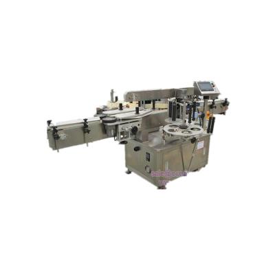 China CLOTHING Automatic Double Sides Adhesive Labeling Machine for sale