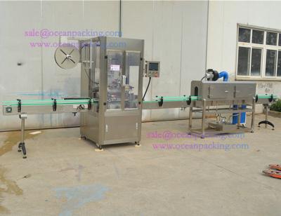 China Automatic Bottle Sleeve Beverage Shrink Labeling Machine for sale