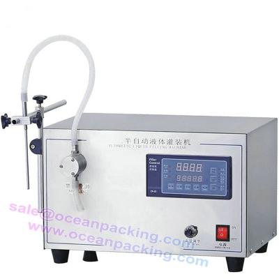 China Liquid Food Filling Machine Small Semi Automatic for sale