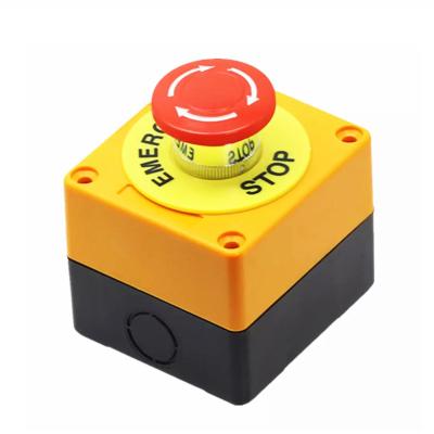 China Plastic Shell Red Sign Mushroom Emergency Stop Push Button Switch LAY37-11ZS DPST Switch AC 660V 10A NO+NC Lay37-11zs for sale