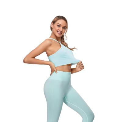 China Women Sports Underwear Breathable Stretchy Shockproof Crop Bra Top Bra Shorts Workout Equipment Fitness Yoga Wear Sportswear Girl for sale