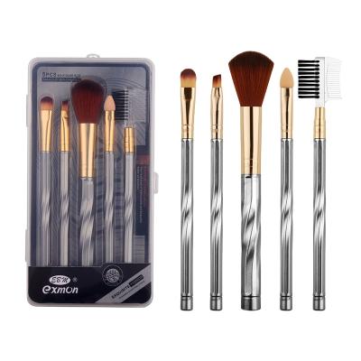 China Angular Blush Makeup Brush Set 5pcs Blush Sweep Eyeshadow Brush Makeup Tool for Beginners for sale