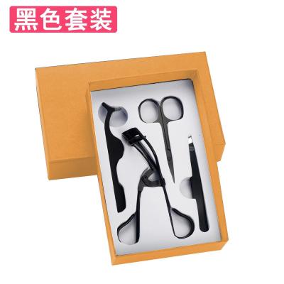 China Beauty Eyelash Tools 4 in 1 Wholesale Eyelash Curler Tweezers Scissors Beauty Scissor Tool Kit Cosmetics Extension Makeup Tools Eyelash Tool for sale