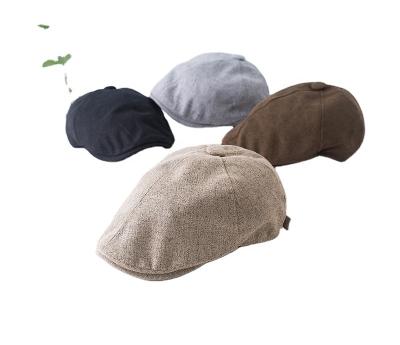 China Korean Version Of Breathable Comfort Autumn And Winter Beret Of Retro Thin Casual Men'S All-match Summer Canvas Women's Beret for sale