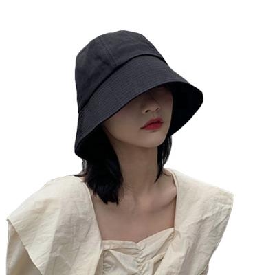 China Breathable Female Net Red Bell-Shaped Women's Fisherman Hat Men And Summer Thin Japanese Statistical Comfort Face-Tarp Bucket Hat for sale