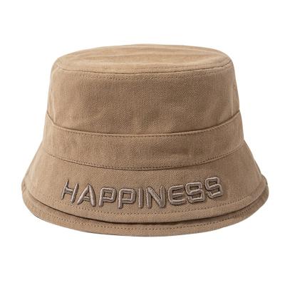 China 2021 Brown Spring Sale Coupon Amazon Comfort Brim Sun Protection Bucket Hat Breathable Outdoor Double Layer 100% Cotton Wide for sale