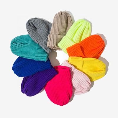 China Best Winter COMMON Long Korean Style Wild Hip Hop Popular Casual Singer Tailored Soft And Cute Knitted Beanie Hats for sale