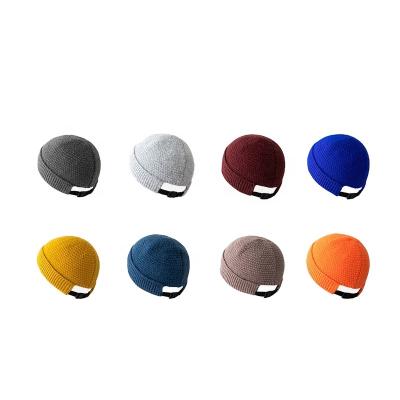 China Gray Autumn And Winter Japanese Landlord JOINT orange hip-hop brand CIA men's and women's woolen knitted hat for sale