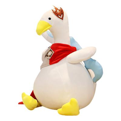 China Plush Game Genshin Impact Big Tartaglia Duck Plush Doll Toy 60cm Pillow Cushion Stuffed Cosplay Props for sale