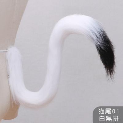 China New Anime Cat Fox Animal Tail Plush Wire Inside Cosplay Props For Kids Adults Halloween Cosplay Costume Props for sale