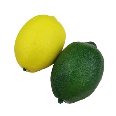 China Artificial Fruits And Vegetables Fake Fruit Artificial Realistic Simulation Yellow Lemons For Home House Kitchen Party Decoration for sale