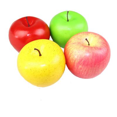 China Artificial Fruits For Decoration Artificial Realistic Red Simulation Fruit Fake Apples Green Fruits For House Kitchen Party Home Decoration for sale