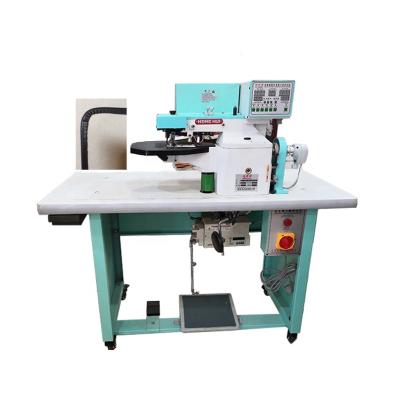 China Bags and Shoes Making Machine Full Automatic Hot Cement Shoe Leather Edge Folding Machine Shoe Making Machine for Bag Making for sale