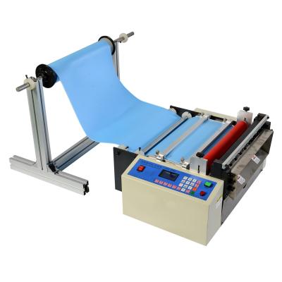 China Hotels Automatic Wide Strip Leather Cutting Machine For PVC EVA EPE Film Plastic Paper Cutting With Cold Cut for sale