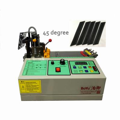 China Easy Operation 45 Degree Automatic Electric Nylon Tape Slitter Cutter Zipper Cutting Machine Hot Price for sale