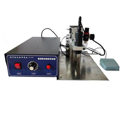 China Medical Face Mask Spot Welding Machine Welding Mask Machine Earloop Easy Operation Automatic Earloop Half for sale