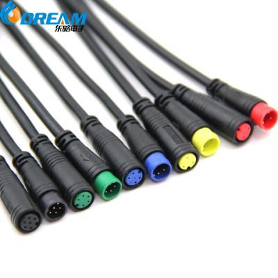 China MINI Electric Scooters Bike 2 3 4 5 6 Pin M6 M7 M8 IP65 Wire Waterproof Connectors for sale