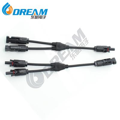 China Cable de conexión de paneles solares para conector de rama MC4 Y Cable de extensión paralela. en venta