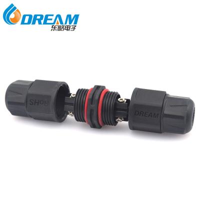 China M16 2 3 4 Pin Iluminação exterior cabo de parafuso eletrônico conector de energia Ip68 à prova d'água à venda