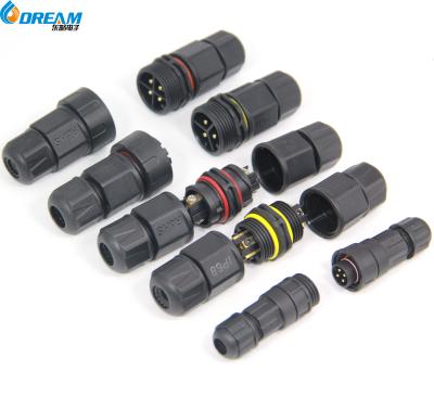 China Conector eléctrico giratorio impermeable de fábrica 2 3 4 pin IP68 Conectores eléctricos pequeños impermeables en venta