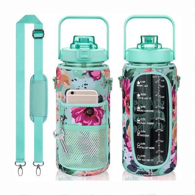 China Factory Wholesale Waterproof Outdoor Water Bottle Cover Portable Protective Sleeve With Trap Water Bottle Phone Sleeve Water Bottle Sleeve for sale