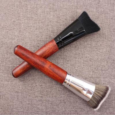 China Soft Synthetic Curved Cheek Nose Contour Brush Buff Cream And Powder Contouring Multi Brush Makeup Brush for sale