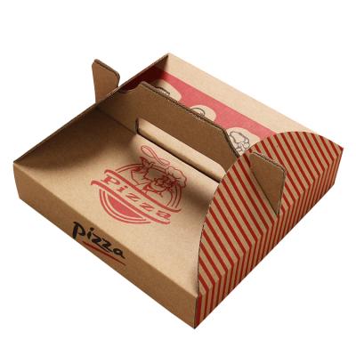 China Handmade Custom Recycle Eco Friendly Printed Food Packaging Fast Food Pizza Box for sale