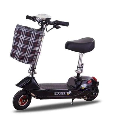 China Wholesale Polychromatic Durable Unisex Factory Practical Folding Electric Scooter With Seat for sale