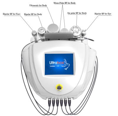 China Weight loss Ultrabox cavitation machine receptores tv iks sks satellite skin tightening ultrabox 6 in 1 cellulite removal for sale