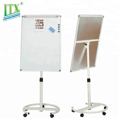 China School Teaching Factory Direct Selling 100X70cm Magnetic Movable Whiteboard Flipchart Board for sale