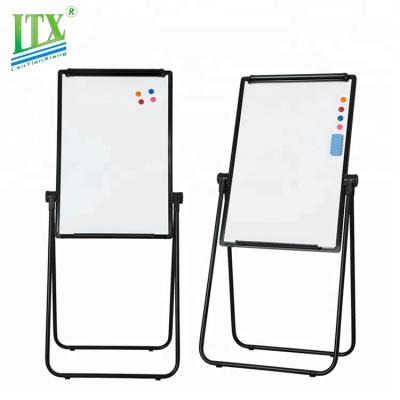 China Hot Sale Office School Office Whiteboard Magnetic Outdoor Mobile U-Shaped Flipchart Whiteboard With Stand for sale