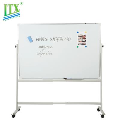 China Promotion Customized Professional Office and School Conference Board Magnetic Adjustable Mobile Whiteboard for sale