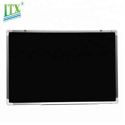 China School School Teaching Stationery Aluminum Frame Magnetic Board Dry Erase Black Chalk Board for sale