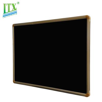 China School Standard Plastic Corner Frame Teacher Magnetic Message Board Black With Galvanized Sheet for sale