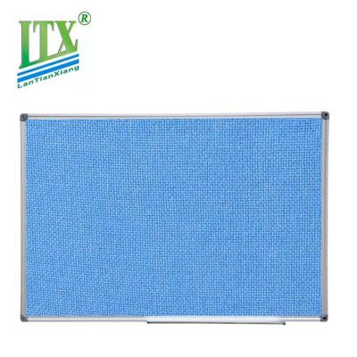 China Wall Mounted Modern #V9, Soft Office Fabric Bulletin Notice Pin Board For Kids for sale