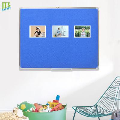 China Wall Mounted Aluminum Frame Bulletin Pin Decoration Wall Mounted Board For School Office for sale