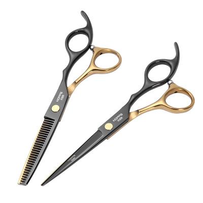 China Hair Cutting Scissors Hair Scissors Set Home Use Hair Clipper Razor Thinning Kit Hairdressing Scissors Cutting Scissors Barber Hair Cutting Set for sale