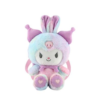 China Other New Design Sanrio Series Plush Backbag Cartoon Sanrio Stationery Backbag For Kids Gift Kuromi Bag for sale