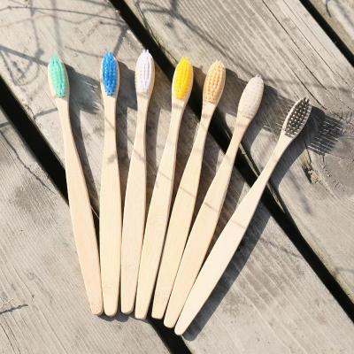 China Wholesale Disposable Adult Convenient Travel Bamboo Wooden Toothbrush for sale