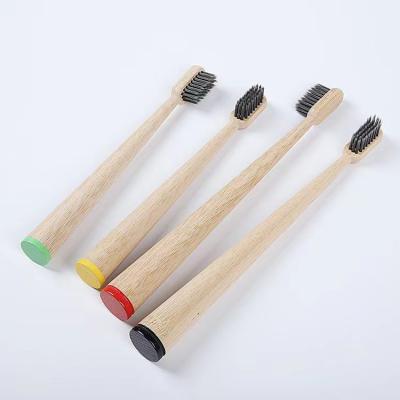 China OEM Disposable Environmental Friendly Hotel Handle Adult Bamboo Toothbrush for sale