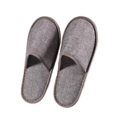 China Custom Ultra Light Portable Closed Toe Anti-Odor Disposable Indoor Adult Slippers for sale