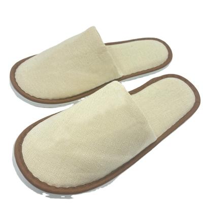 China Wholesale Cheap Wool Coral Custom LOGO Anti-Smell Anti-Smell Anti-Slip Willow Hotel Disposable Slippers for sale