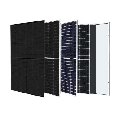 China New Solar Panel 200W Semi Monocrystaline Silicon Hjt Solar Cell Transparent Bificial Module Etfe Flexible Smart Tent RV Solar Off Grid Panel for sale