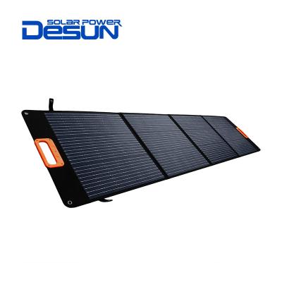 China 60w 80w 100w 120w 160w 200w 300w Folding Solar Panel Travel Trailer RV Smart Portable Covering Outdoor Solar Panels 182mmx182mm for sale