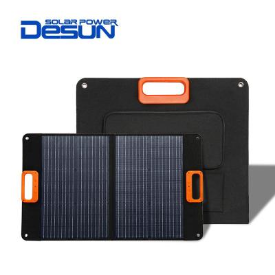 China Top Solar Panel 100w 160w Collapsible Collapsible Portable Solar Panel For Camping 182mmx182mm Or Custom Size for sale