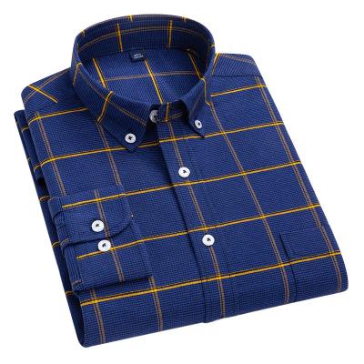 China Hot selling new style 2021 business casual dress shirt worldwide checked shirts MCS0610-032 for sale