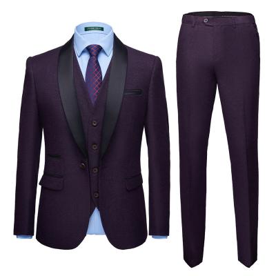 China Men's Suit One Button Dress Suit Slim Fit Blazer Jacket Pants Invests MS122 for sale