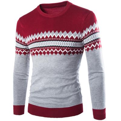 China Manufacturers Direct Selling Mens Wool Blend Crewneck Sweater With Basic Design MC135 for sale